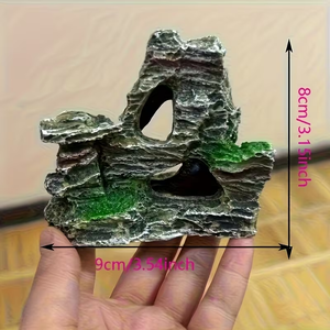 <span class=keywords><strong>Aquarium</strong></span> kunstrotsdecoratie met grotten en hangende richels, een natuurlijk ogende ornament geschikt voor aquariums - Product Image 3