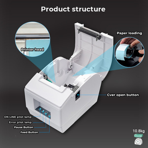 Winpal WP-T2B 203 DPI 58mm nakliye etiket yazıcı USB + BT + Wifi desteği Qr kodu termal barkod etiketi yazıcı - Product Image 5