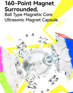 <span class=keywords><strong>Gan</strong></span> Megamin V2 <span class=keywords><strong>Maglev</strong></span> UV Octaedro Levitación magnética Cubo de velocidad mágica - Product Image 3