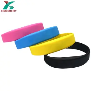 Custom Promotional Top Quality New NFC Adjustable Bracelet Elderly RFID Silicone Wristband For Swimming Pool