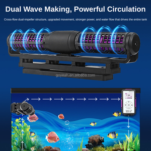 Jebao MCP Smart Cross Flow Pomp Wifi Besturing Mariene Aquarium Golwmaker met LCD Display Controller - Product Image 2