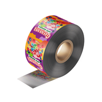 Film d'emballage en rouleau de qualité alimentaire personnalisé, sachet d'emballage, film d'emballage en plastique en rouleau pour chips, biscuits, café, bonbons