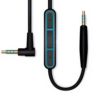 Câble audio de remplacement avec gaine en silicone et micro pour écouteurs QuietComfort 25 <span class=keywords><strong>QC25</strong></span> - Product Image 1