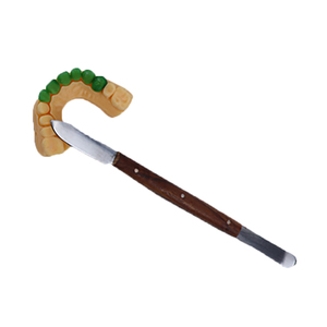 Couteau à cire dentaire orthodontique Poterie dentaire Instruments de laboratoire Manche en bois Couteaux à cire en acier inoxydable Outils - Product Image 4