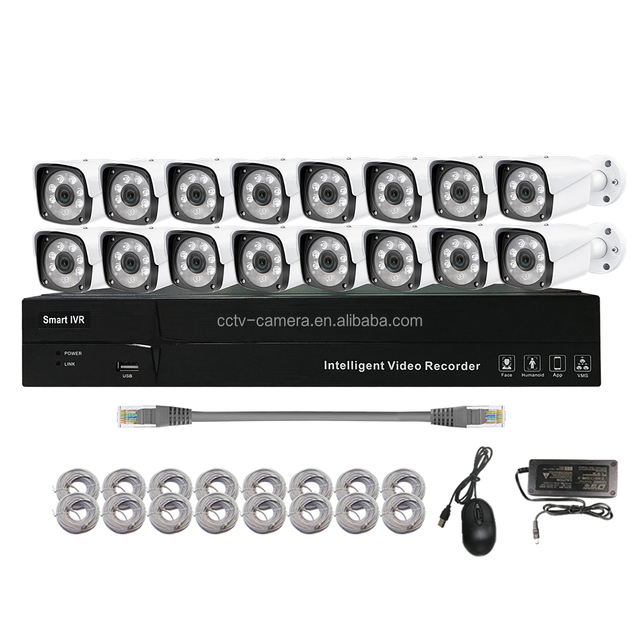 Best Selling DIY 4mp 2K High Resolution 16 Channel CCTV Home Security IP Camera System PoE NVR Kits