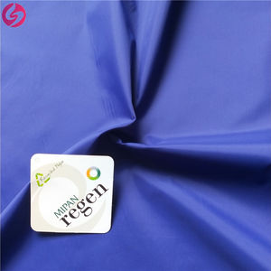 Ткань нейлоновая переработанная 190T 210T 380T с полиуретановым покрытием, тафта для ветровок, водонепроницаемость 300 - Product Image 6