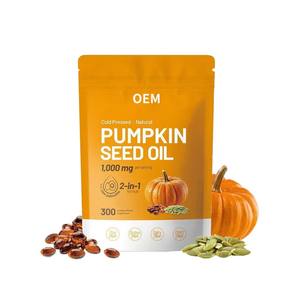 Softgel Minyak Biji Labu Kelas Makanan dengan Manfaat Antioksidan untuk Pertumbuhan Rambut, Mencerahkan Kulit & Mendukung Kesehatan Usus - Product Image 2