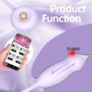 Vibratore per Donne con Funzione di Spinta e Riscaldamento, Pallina dell'Amore con Telecomando, Potente Vibratore da Superficie con Giocattoli Sessuali - Product Image 2