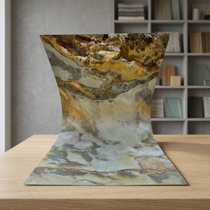 Panel de Pared de Mármol Moderno, Diseño 3D, Decoración Interior Contemporánea, Panel de Piedra 100% Natural para Decoración Exterior, Uso en Hoteles - Product Image 3