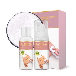 Easy to Use 50ml Natural <strong>Leather</strong> Handbag Care Kit Foaming Cleaner and <strong>Conditioner</strong> Solution for <strong>Jackets</strong>, Gloves - Product Image 1