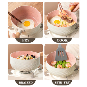 Casserole <span class=keywords><strong>japonaise</strong></span> <span class=keywords><strong>en</strong></span> aluminium antiadhésive pour lait, soupes et bouillons – Ustensile de cuisine très prisé - Product Image 2