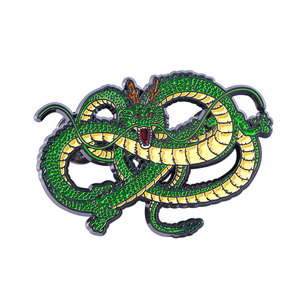 Épingle en émail <span class=keywords><strong>Super</strong></span> <span class=keywords><strong>Saiyan</strong></span> de dessin animé en gros Épingles d'insigne de dragon de dessin animé de dragon de souhait - Product Image 1