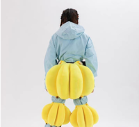 Vente en gros usine : Protège-hanches et genouillères de ski en peluche, motif tortue, multi-dessins disponibles, avec sangle de fixation flexible et réglable, durable
