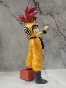 Figura de Anime de 25 cm de Dragon Ball Super Son <span class=keywords><strong>Goku</strong></span>, Figura de Acción de <span class=keywords><strong>Goku</strong></span> con <span class=keywords><strong>Pelo</strong></span> <span class=keywords><strong>Rojo</strong></span>, Super Grabada, Coleccionable, Modelo de Batalla - Product Image 5