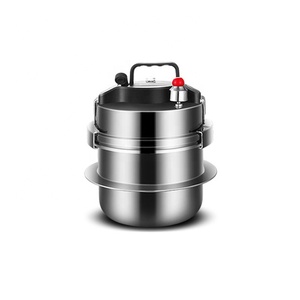 <span class=keywords><strong>Olla</strong></span> <span class=keywords><strong>a</strong></span> Presión Portátil de Acero Inoxidable 304 de 3 Capas, Interior Antiadherente, Tamaño Mini para Acampar y Hacer Senderismo al Aire Libre - Product Image 1