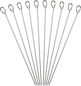 Brochettes de barbecue en acier inoxydable très vendues – Outil de barbecue extérieur résistant à la chaleur et écologique - Product Image 2
