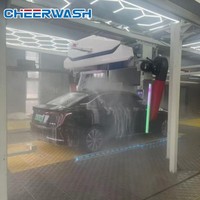 Machine de lavage de voitures sans contact, lave-auto sans contact, machine de lavage de véhicules automatique, machine de lavage de voitures industrielle, pompe et moteur