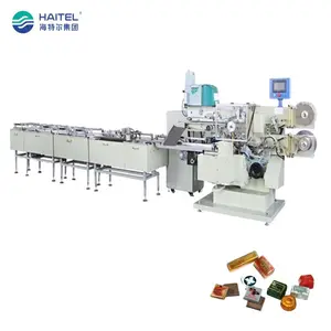 Factory price automatic industrial chocolate bar folding foil wrapping packaging machine