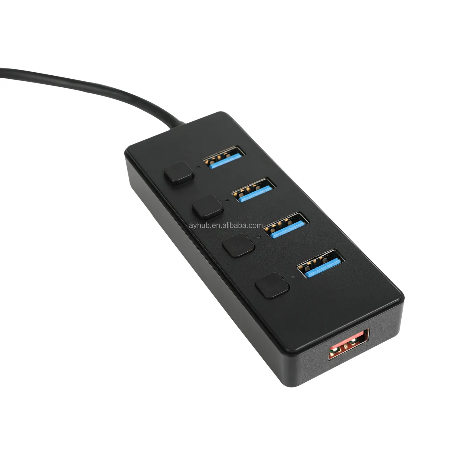 Fabrieksprijs 5 In 1 Usb Een Hub Met 4 Poorten Usb 3.0 En 1 Poort Usb 2.0