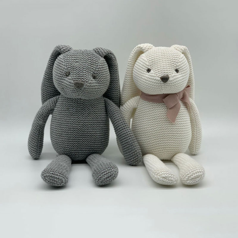 Синий розовый королевский белый мягкий Пасхальный кролик для новорожденных плюшевый кролик детская игрушка-животное