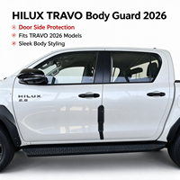 Protection de carrosserie HILUX TRAVO 2026, Nouvelle protection de porte Hilux Travo, Protection de porte TRAVO