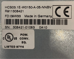 Ensemble de contrôle haute puissance HCS03.1E-W0150-A-05-NNBV Drive + Carte de contrôle d'axe CSH01.1C-SE-ENS-NNN-MD2-L1-S-NN-FW - Product Image 2