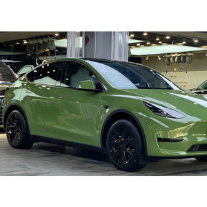 Vente en gros PET TPU film moulé HD brillant cristal Mossu vert voiture Wrap vinyle un rouleau complet 1. 52X1.8 M/5X60FT voiture autocollants usine - Product Image 1