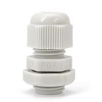 Passe-câble étanche IP68 PG7 de haute qualité, connecteur de jonction à trous en nylon basse tension avec écrou de blocage