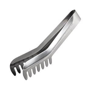 Pince à spaghetti écologique en acier inoxydable Passe au lave-vaisselle Outils de cuisine pour servir des steaks à frire Buffet BBQ-Boîte de 120 - Product Image 1