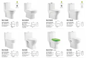 Hiện đại một mảnh Siphon tuôn ra không có vành gốm nhà vệ sinh inodoro kép tuôn ra sang trọng vuông WC