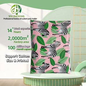 Impreso Poly Mailers Logística Embalaje Custom Green Plastic Shipping Bag/ Postal Satchels Bag/Polymailer - Product Image 1