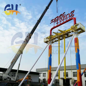 Équipement de terrain de jeux d'extérieur directement de l'usine, manège à balançoires super rapides 16 places à vendre - Product Image 4