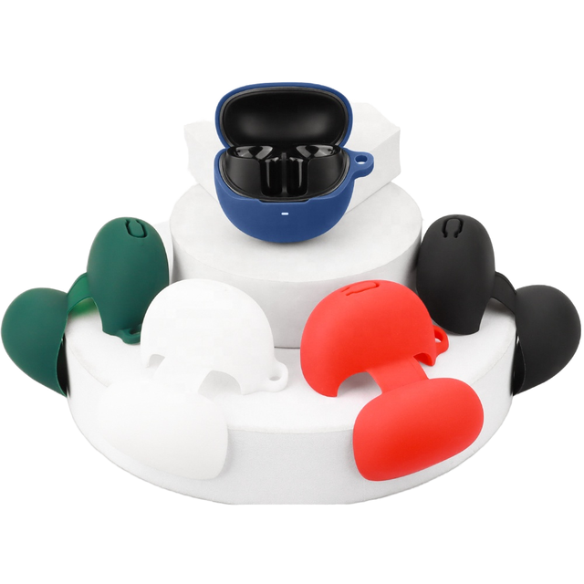 QCY MeloBuds Pro Earphone Case Silicone Shell Keychain TWS Wireless Earbuds Case Air Pods Buds Case