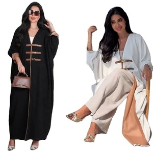 2026 Kimono Abaya Dubaï Turquie Islam Musulman Arabie Saoudite Robe Mode Robes Africaines Caftan <span class=keywords><strong>Djellaba</strong></span> Abaya Musulmane <span class=keywords><strong>Marocaine</strong></span> - Product Image 2