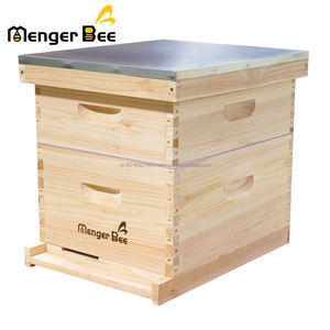 Kit de Inicio para Apicultura Langstroth, Caja de Colmena de 10 Cuadros, Madera de Abeto Chino para Uso en Granjas Apícolas - Product Image 6