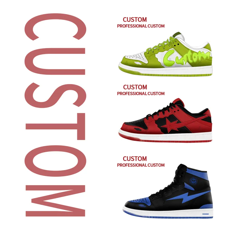 Original Customize Logo Men Blank Skateboard Manufacturer Shoes Basketball Men Mens Sneaker Custom Logo