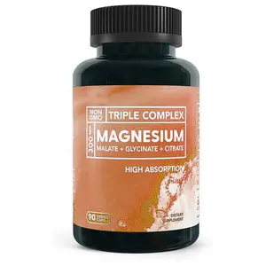 Integratori nutrizionali complesso di magnesio 300mg di Capsule di glicinato di magnesio