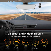 Stok EU/US/RU kotak hitam mobil Mini Podofo kamera dasbor perekam Video otomatis kamera mobil USB penglihatan malam DVR untuk Radio mobil Android