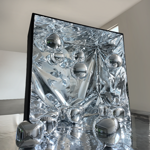 2025 пользовательская фотобудка зеркальная пленка интерьерные шары для студии гламур зеркальная будка - Product Image 4