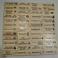 Jeu de Tour de Blocs en Bois Espagnol et Français, 48 Pièces par Ensemble, pour Couples Adultes