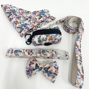 Novedades de Primavera, Arnés y Correa para Perro con Diseño de Mariposa, Juego de Seis Piezas - Product Image 4