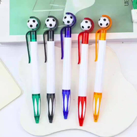 Bolígrafo Giratorio con Forma de Balón de Fútbol Mundial 2026, con Ancho de Escritura de 1 mm, Tinta Negra o Azul, de Plástico