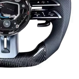 พวงมาลัยคาร์บอนไฟเบอร์สำหรับ <span class=keywords><strong>Mercedes</strong></span> 2021 2022 2023 W166 W177คลาส GT W213 X253 W246 W205พวงมาลัย W222 AMG - Product Image 3