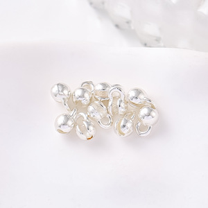 18k Gold Plated Beaded Clasp B70 Copper Jewelry Finding Connector For DIY Bracelet Necklace Round Buckle End Piece - Product Image 4
