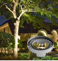Lampu Taman Lanskap Luar Ruangan LED Bentuk Pohon Palem IP65 DC24V 12W Aluminium Tahan Lama Warna Putih Hangat Lampu Jalan