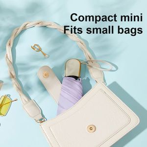 Sombrilla Ligera de 340 g con Protección UPF50 Plus, Tela Pongee de Alta Densidad 210T, Apertura y Cierre Automáticos, Plegable en 4 Secciones, Compacta, para Mujer, Ideal para Viajes - Product Image 3