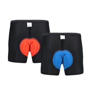 Pantalon court de vélo <span class=keywords><strong>rembourré</strong></span> en gel éponge de sport en 3D, sous-vêtement de cyclisme, caleçon <span class=keywords><strong>rembourré</strong></span> pour <span class=keywords><strong>VTT</strong></span>, vente en gros - Product Image 1