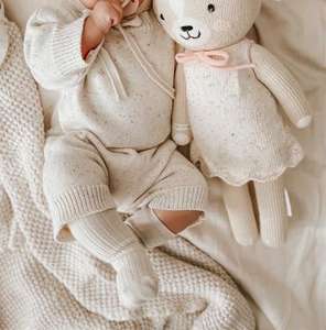 Nuevo Estilo, Suéter Personalizado para Bebé, Mono de Punto, Ropa para Recién Nacido de 0 a 3 Meses, Mono de Algodón con Diseño de Puntos para Bebés y Niños Pequeños - Product Image 1