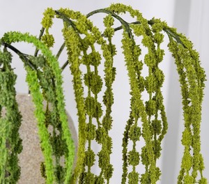 110cm Novedad: Flor de Amaranto Artificial Hecha a Mano de Espuma, Follaje Colgante Verde para Arreglos Florales de Boda, Día de la Madre y Decoración del Hogar - Product Image 6