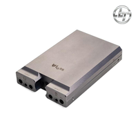 Boîtier portable pour appareil audio HiFi DAC en alliage d'aluminium 6061 sablé mat, pièces usinées CNC